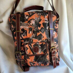 SYDNEY LOVE AIR LINE Men Orange Travel Backpack Handbag Shoulder Bag